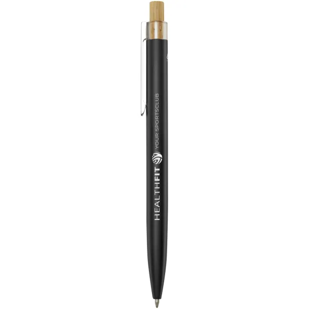 Nooshin recycled aluminium ballpoint pen (black ink) Solid black