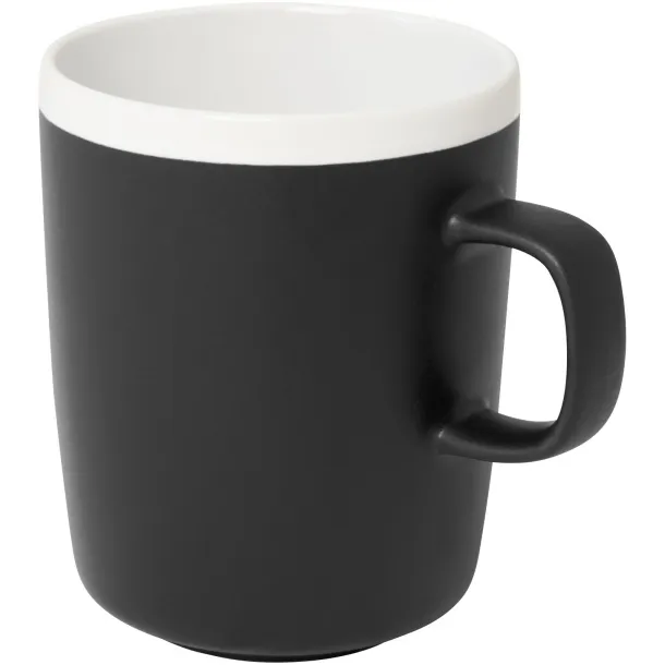 Lilio 310 ml ceramic mug Solid black