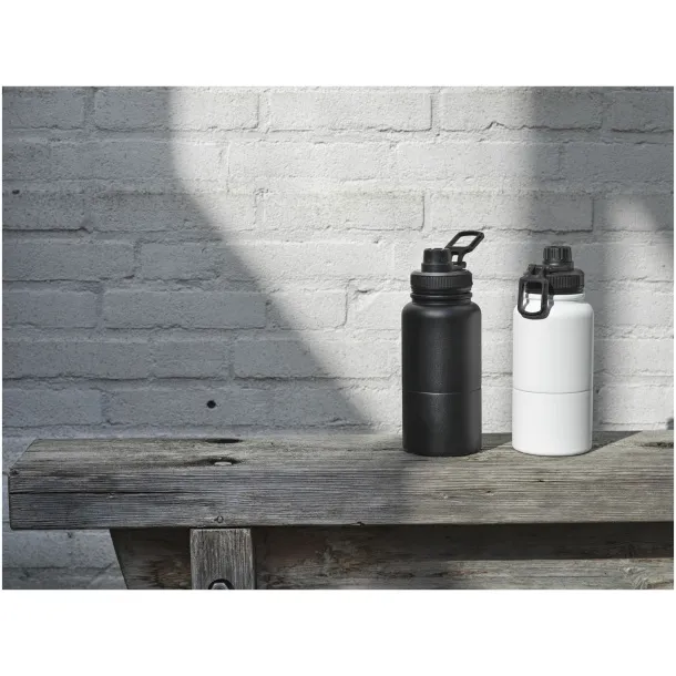 Dupeca 840 ml RCS certified stainless steel insulated sport bottle White