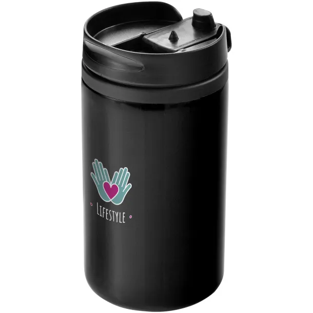 Mojave 250 ml RCS certified recycled stainless steel insulated tumbler Crna