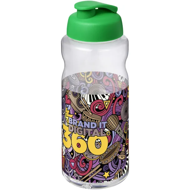 H2O Active® Big Base sportska boca s preklopnim poklopcem, 1L Zelena