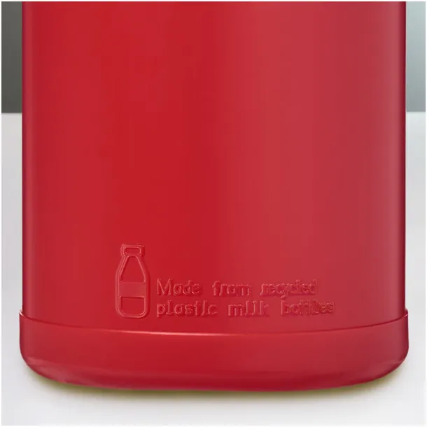 Baseline 500 ml recycled sport bottle with flip lid Red Red