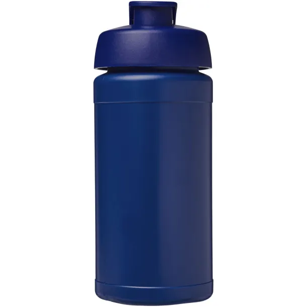 Baseline 500 ml recycled sport bottle with flip lid Blue Blue