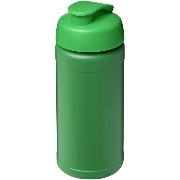 Baseline 500 ml recycled sport bottle with flip lid Green Green