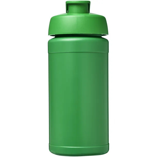 Baseline reciklirana sportska boca s preklopnim poklopcem, 500 ml Zelena Zelena
