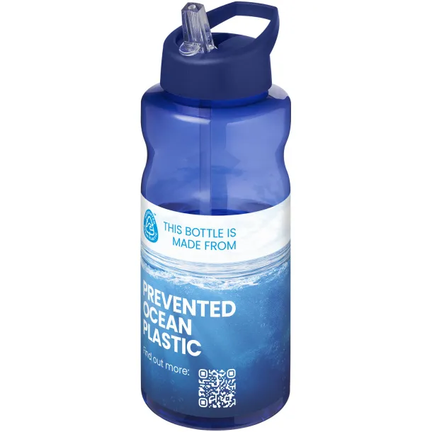 H2O Active® Eco Big Base sportska boca s poklopcem na izljevu, 1L Plava Plava