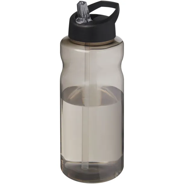 H2O Active® Eco Big Base 1 litre spout lid sport bottle Charcoal Crna