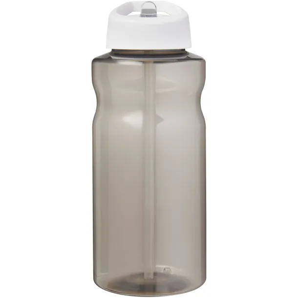 H2O Active® Eco Big Base sportska boca s poklopcem na izljevu, 1L Ugljen Bijela