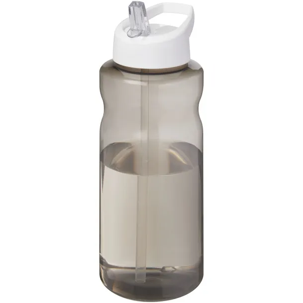 H2O Active® Eco Big Base sportska boca s poklopcem na izljevu, 1L Ugljen Bijela