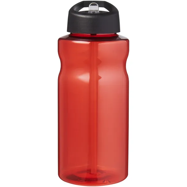 H2O Active® Eco Big Base sportska boca s poklopcem na izljevu, 1L Crvena Solid black