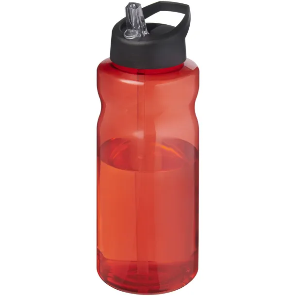 H2O Active® Eco Big Base 1 litre spout lid sport bottle Red Crna