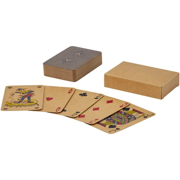 Ace playing card set Natural