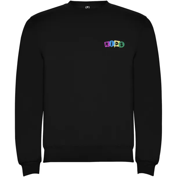 Clasica kids crewneck sweater - Roly Crna