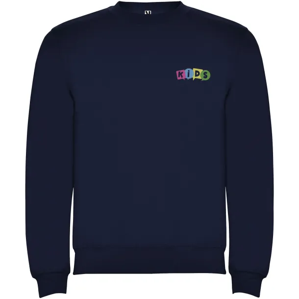 Clasica kids crewneck sweater - Roly Mornarski plava