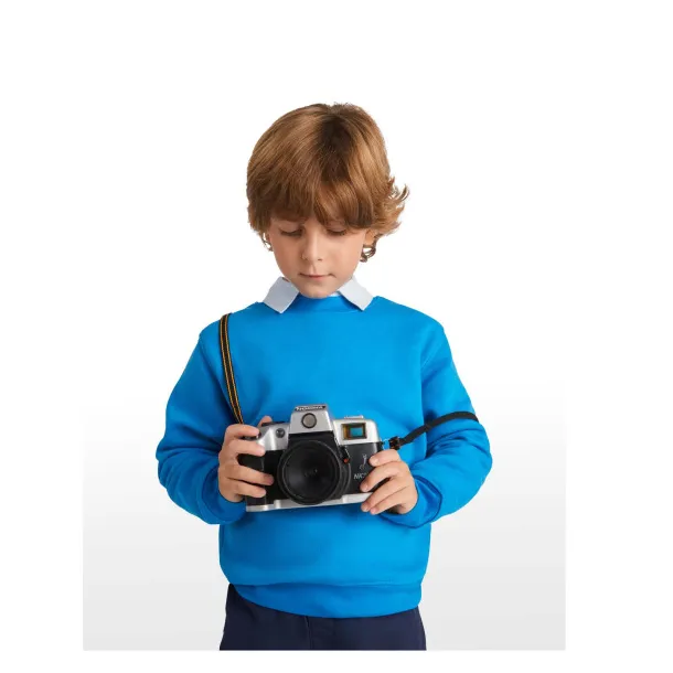 Clasica kids crewneck sweater - Roly Navy Blue