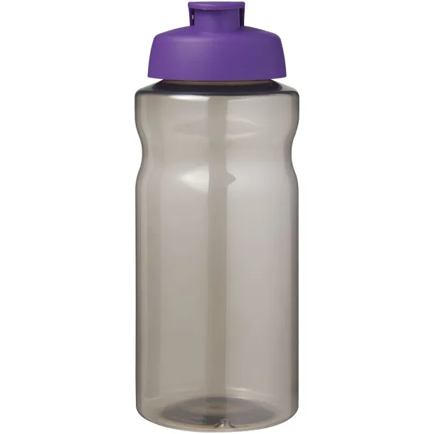 H2O Active® Eco Big Base 1 litre flip lid sport bottle Charcoal Purple