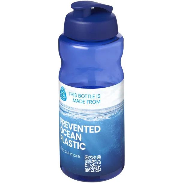H2O Active® Eco Big Base 1 litre flip lid sport bottle Blue Blue