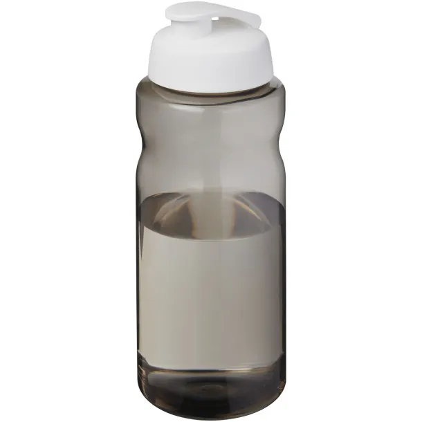 H2O Active® Eco Big Base 1 litre flip lid sport bottle Charcoal White