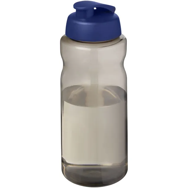 H2O Active® Eco Big Base 1 litre flip lid sport bottle Charcoal Blue