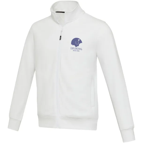 Galena unisex Aware™ reciklirani pulover s patentom, 320 g/m² - Elevate NXT Bijela