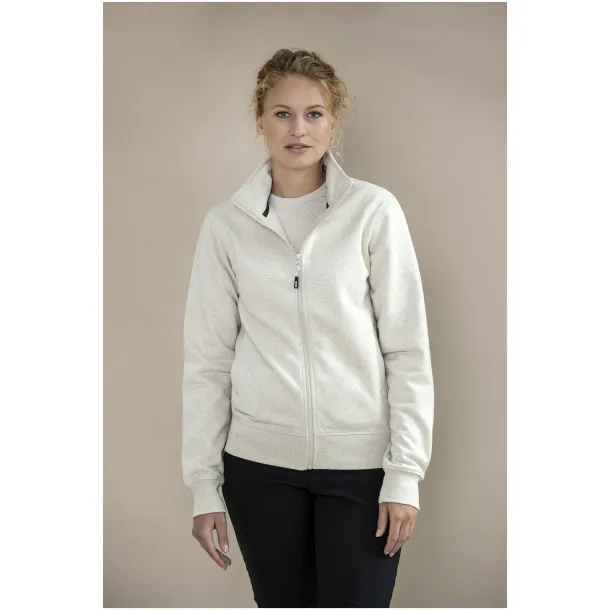 Galena unisex Aware™ reciklirani pulover s patentom, 320 g/m² - Elevate NXT Bijela