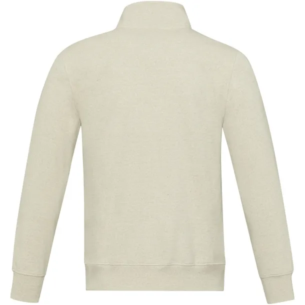 Galena unisex Aware™ reciklirani pulover s patentom, 320 g/m² - Elevate NXT Oatmeal