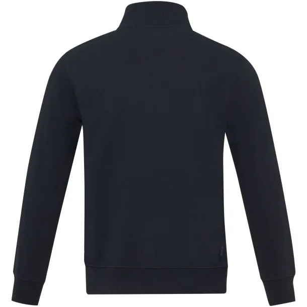 Galena unisex Aware™ reciklirani pulover s patentom, 320 g/m² - Elevate NXT Mornarsko plava