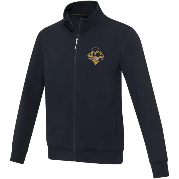 Galena unisex Aware™ recycled full zip sweater - Elevate NXT Navy Blue