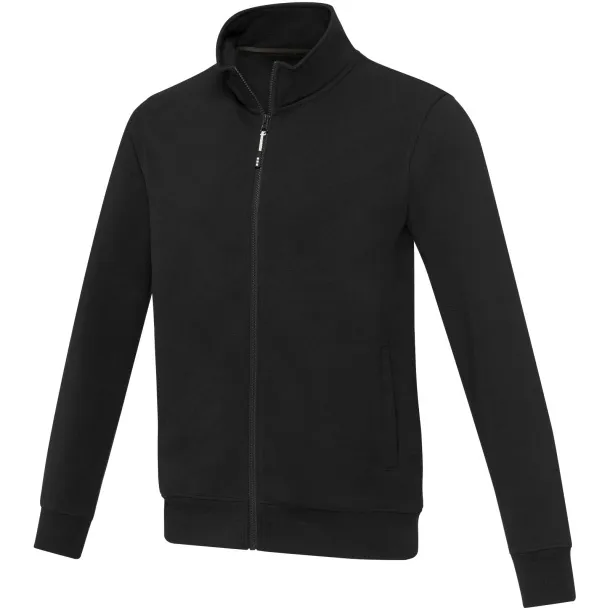 Galena unisex Aware™ reciklirani pulover s patentom, 320 g/m² - Elevate NXT Crna