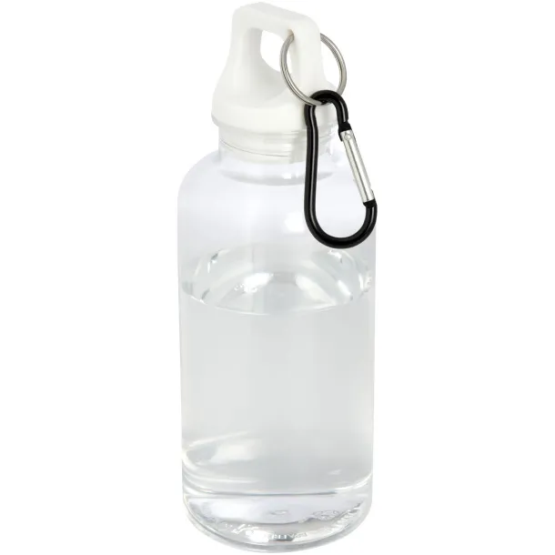 Oregon boca za vodu od RCS certificirane reciklirane plastike s karabinerom, 400 ml Bijela