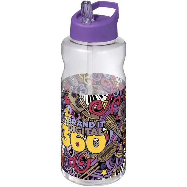 H2O Active® Big Base sportska boca s poklopcem na izljevu, 1L Ljubičasta
