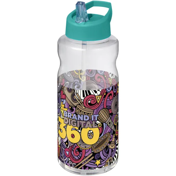 H2O Active® Big Base sportska boca s poklopcem na izljevu, 1L Aqua