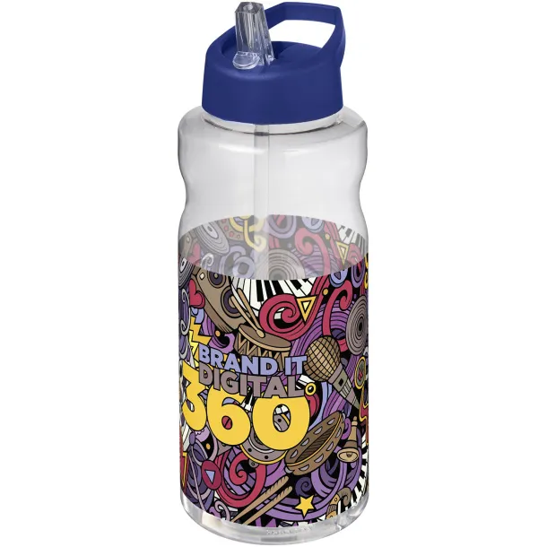 H2O Active® Big Base sportska boca s poklopcem na izljevu, 1L Plava