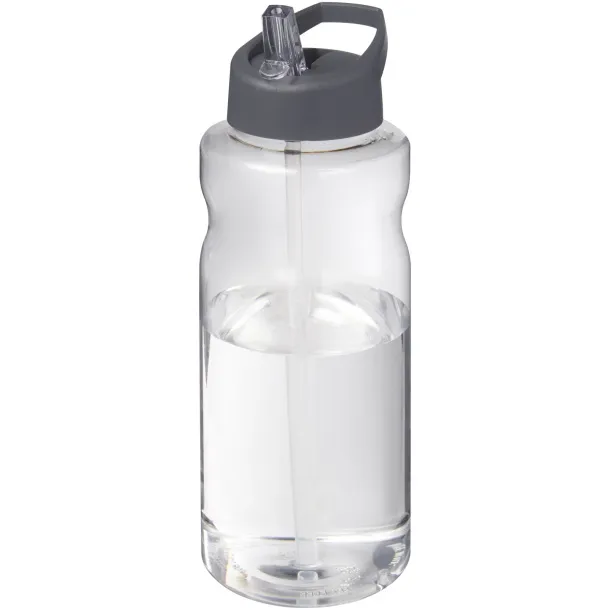 H2O Active® Big Base sportska boca s poklopcem na izljevu, 1L Siva