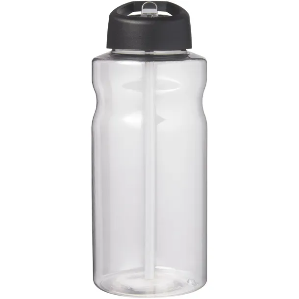 H2O Active® Big Base sportska boca s poklopcem na izljevu, 1L Solid black