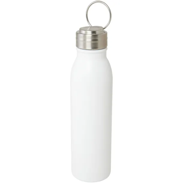 Harper 720 ml RCS certified stainless steel water bottle with metal loop White