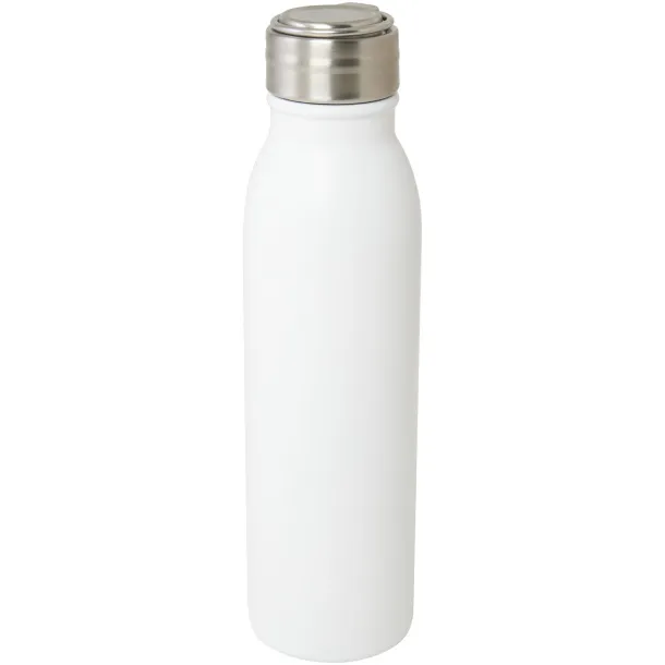 Harper 720 ml RCS certified stainless steel water bottle with metal loop White
