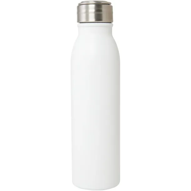 Harper 720 ml RCS certified stainless steel water bottle with metal loop White