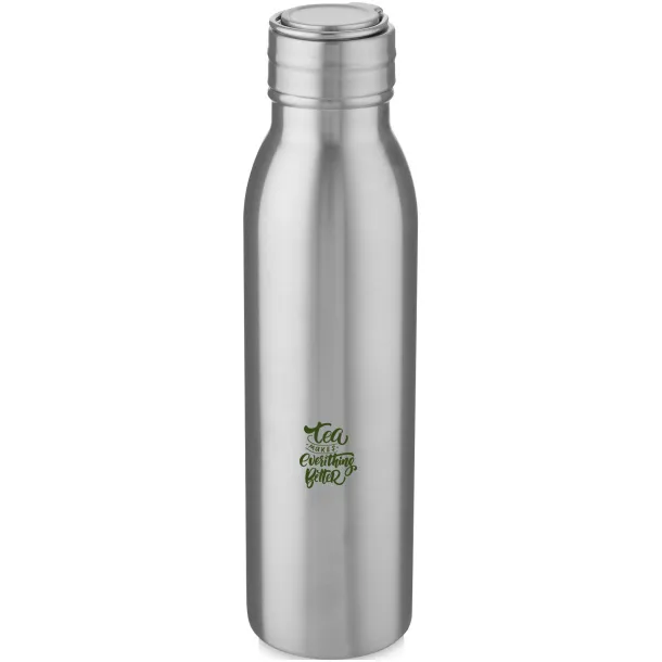 Harper 720 ml RCS certified stainless steel water bottle with metal loop Silver