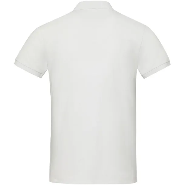 Emerald unisex Aware™ polo majica s kratkim rukavima - Elevate NXT Bijela