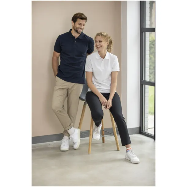 Emerald unisex Aware™ polo majica s kratkim rukavima, 200 g/m² - Elevate NXT Oatmeal