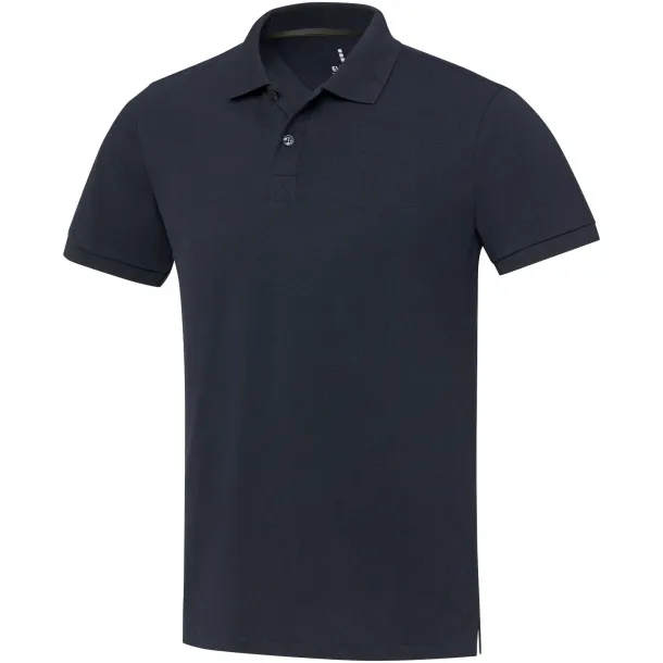 Emerald unisex Aware™ polo majica s kratkim rukavima - Elevate NXT Mornarsko plava