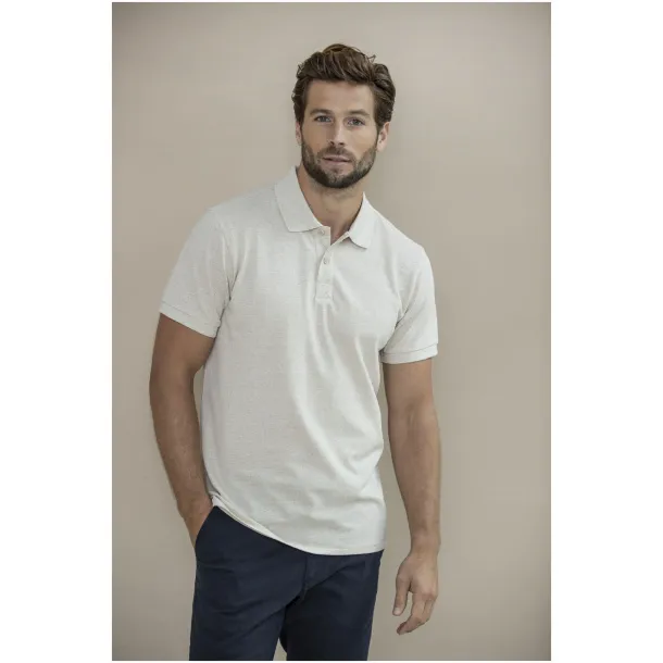 Emerald unisex Aware™ polo majica s kratkim rukavima - Elevate NXT Solid black