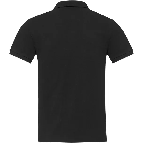 Emerald unisex Aware™ polo majica s kratkim rukavima, 200 g/m² - Elevate NXT Crna