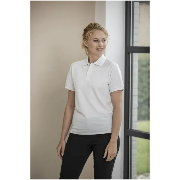 Emerald unisex Aware™ polo majica s kratkim rukavima, 200 g/m² - Elevate NXT Crna