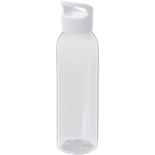 Sky 650 ml recycled plastic water bottle White
