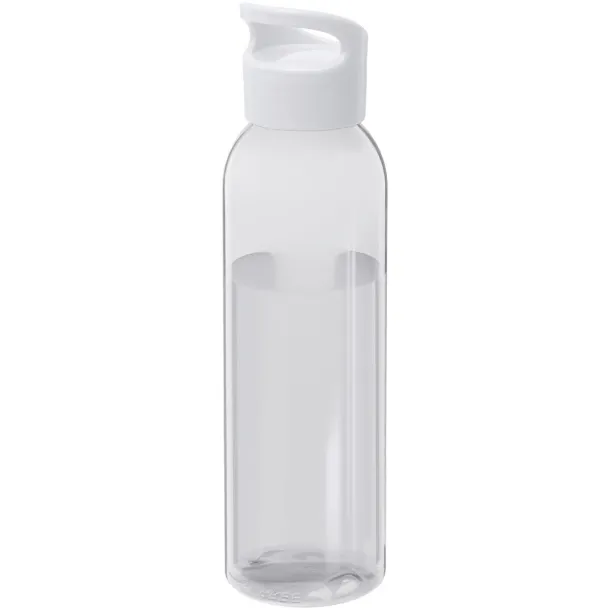 Sky 650 ml recycled plastic water bottle White