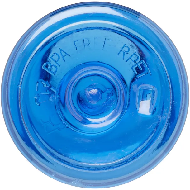 Sky 650 ml recycled plastic water bottle Blue