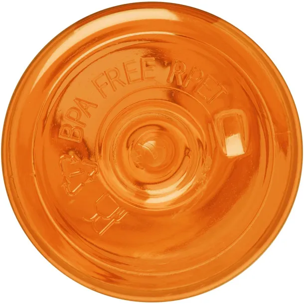 Sky 650 ml recycled plastic water bottle Orange