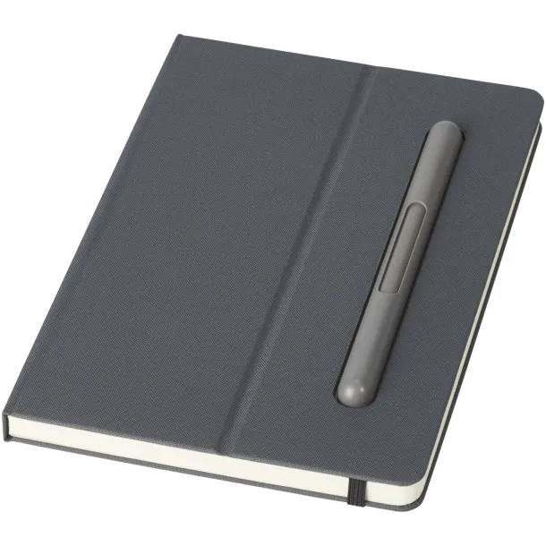 Skribo ballpoint pen and notebook set Grey